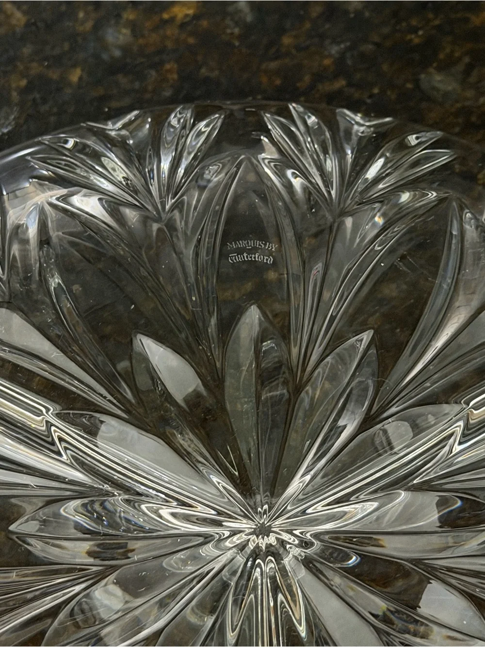 Marquis by Waterford Canterbury Crystal 3-Part Relish Serving Dish